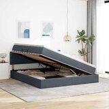  s od storage s uzglavljem Tamno siva 160 x 200 cm Baršun | shoptok.hr