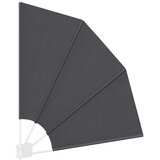  Zaslon za privatnost na balkonu 115 x 115 cm Poliester Crna | Eponuda.ba