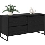 TV ormar Crni hrast 100 x 36 x 49.5 cm Konstruirano drvo | shoptok.hr