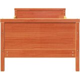  Krevetna konstrukcija Vosak smeđa 80 x 200 cm Konstruirano drvo | shoptok.hr