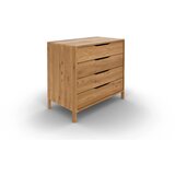 The Beds Niska komoda od punog hrasta u prirodnoj boji 95x80 cm Twig – | shoptok.hr