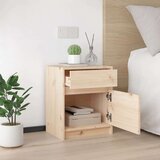  Nočna omarica 2 kosa 40x31x50 cm trdna borovina, (20623927) | Shoptok.si