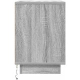  Noćni ormarići s LED svjetlima 2 kom boja hrasta 38x34x50 cm | shoptok.hr