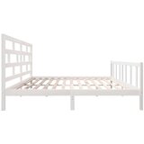  Posteljni okvir bel iz borovine 200x200 cm, (20644935) | Shoptok.si
