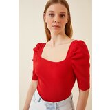 Happiness İstanbul Blouse - Red - Fitted Cene
