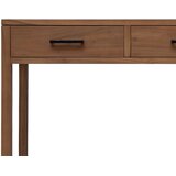  Stol s ladicama Prirodna Čvrsto teak drvo 80 x 50 x 75 cm | shoptok.hr