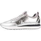Calvin Klein Jeans Modne superge Retro Runner Metallic Srebrna Cene