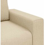  3-dijelni set sofa s jastucima, krem tkanina | shoptok.hr