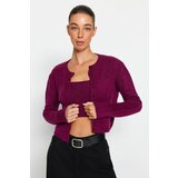 Trendyol Cardigan - Purple - Slim fit Cene