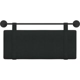  Držeće uzglavlje Zidne Jednobojno Crna 110 x 55 x 5 cm tkanina - Crna 100 cm bez LED svjetla | shoptok.hr