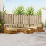  Set vanjskih sofa 8 kom. Prirodna i bež | shoptok.hr