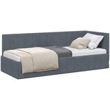  Kutni okvir kreveta Tamno siva 80 cm x 200 cm Baršun | shoptok.hr