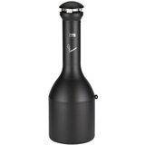 Rubbermaid Stoječi pepelnik iz galvaniziranega jekla, prostornina 15,5 l, Ø 330 mm, črn | Shoptok.si