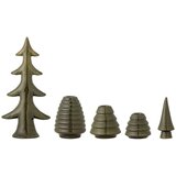 Bloomingville Svečniki v kompletu 5 ks iz kamenine Woods – Cene