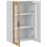  Zidni stakleni ormarić Umjetnički hrast 60 x 31 x 100 cm | shoptok.hr