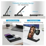 Desktop drzač za mobilni telefon Z5G 3u1 (wireless punjac za mobilni telefon, slusalice i Apple smart watch) | Eponuda.com