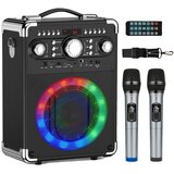 Oem Karaoke zvočnik, 3 brezžični mikrofoni, Bluetooth 5.3, (5000113776) | Shoptok.si