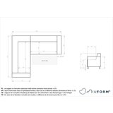 Miuform Antracitno siva sklopiva/s prostorom za odlaganje kutna garnitura (s lijevim kutom/u obliku slova L) Classy Sophie – | shoptok.hr