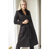 Dewberry Z6671 WOMEN'S COAT-BLACK-1