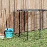 Kavez za pse crni 330 x 110 x 110 cm čelični | shoptok.hr
