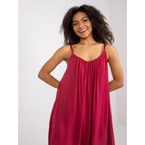 Och Bella Dress-TW-SK-BI-81541.31-burgundy | Shoptok.si