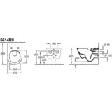 Villeroy & Boch viseča školjka Subway 2.0 (5614R2R1) + WC deska(9M78S101) | Shoptok.si