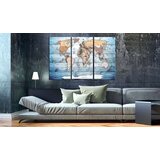  Slika na plutenoj podlozi - Sapphire Travels [Cork Map] 60x40 | shoptok.hr