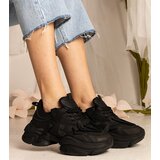 Gemre Black women's chunky sports sneakers Zarina | shoptok.hr