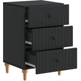  Noćni ormar s ladicama Crna 43x 41 x 66,5 cm Konstruirano drvo | Eponuda.ba