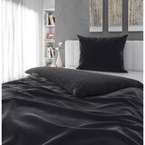Novel posteljnina uni satin 140/200 cm saten antracit | Shoptok.si