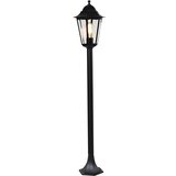 QAZQA Stoječa zunanja svetilka črna 120 cm IP44 - New Orleans Cene