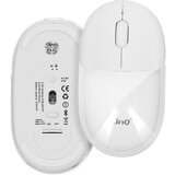 LINQ Miška Bluetooth ali WiFi z večbarvno LED + USB Dongle, Bela, (5000009802) | Shoptok.si