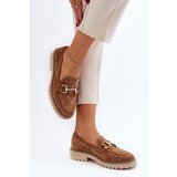 Boto Women's Ajour Moccasins With Ornament Camel Talesse | Shoptok.si