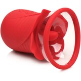 Bloomgasm Lily Lover Sucking & Vibrating Clitoral Stimulator Red Cene