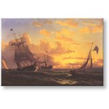  Slika na platnu FRESH BREEZE OF SANDY HOOK – William Bradford () | Shoptok.si