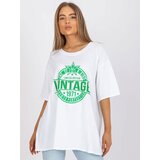 Italy Moda T-shirt-DHJ-TS-6862.24X-white-green | shoptok.hr