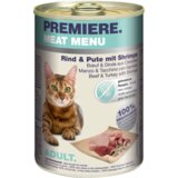 Premiere Cat Meat Menu Adult Govedina/Puran/Kozice 400g konzerva | Shoptok.si