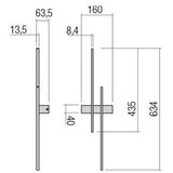  Redo 01-2746 - LED zidno svetlo TANGENT LED/13W/230V CRI 90 bela | Eponuda.com