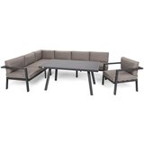  Kutni set u sivoj/taupe boji Miami | shoptok.hr