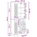  Set ormara 2 kom. Konstruirano drvo | shoptok.hr