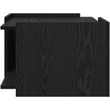 Klubska miza Črni hrast 50,5 x 50 x 33 cm Inženirski les, (5000295543) | Shoptok.si