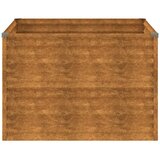  Povišena vrtna gredica 100 x 100 x 69 cm od čelika COR-TEN | shoptok.hr