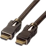 Roline HDMI priključni kabel 5.00 m 11.04.5683 dvostruko zaštićen crna [1x muški konektor HDMI - 1x muški konektor HDMI] Cijene