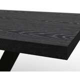 Bessagi Home Jedilna Miza Loca, Črna, 160x90 | Shoptok.si
