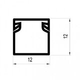 Kanalica ME-12x12mm 2m kablovski kanal PVC Cene