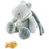 Nattou romeo, jules & sally plišasta glasbena igračka crocodile romeo light green 20 cm | Shoptok.si