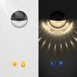 Aigostar LED RGB solarno zidno svetlo LED/2W/1,2V crna IP44 | Eponuda.com
