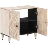  Kupaonski ormarić za sudoper s pohranom Bijelo 62 x 33 x 58 cm | shoptok.hr