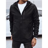 DStreet Men's transitional softshell jacket with hood black | Shoptok.si