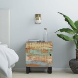 vidaXL Nočna omarica 40x33x46 cm trden predelan les Cene
